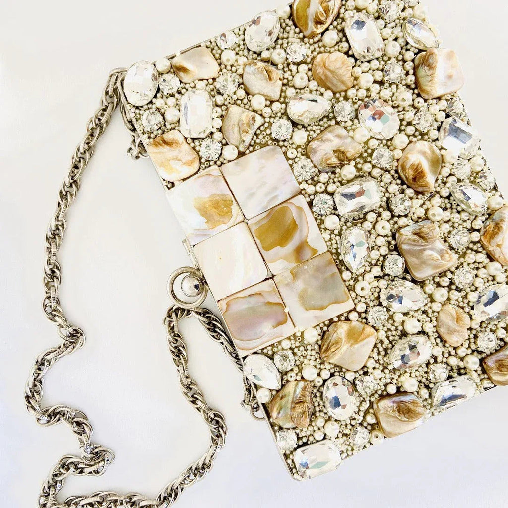 LYLA Gold Clutch bag