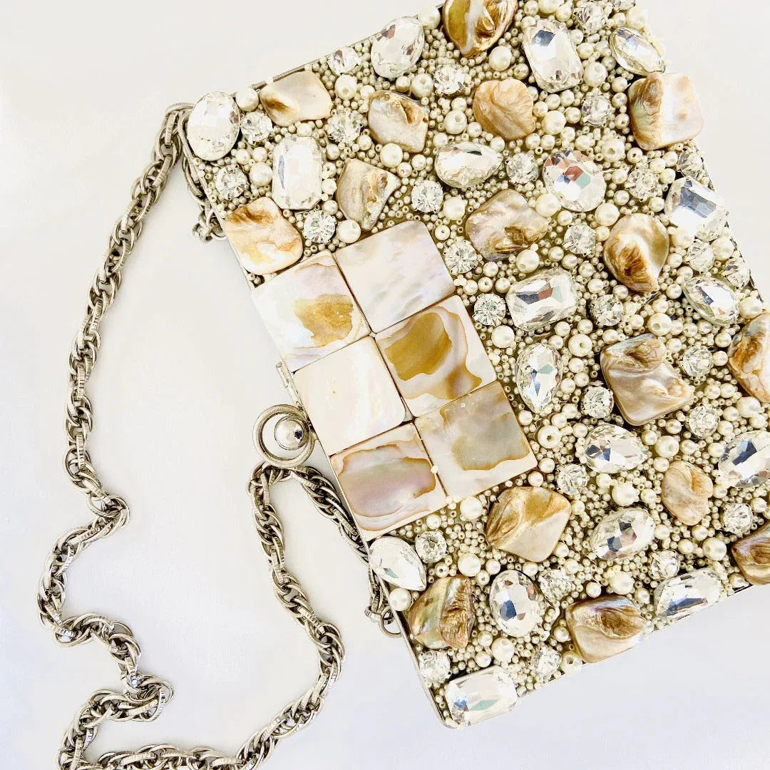 LYLA Gold Clutch bag