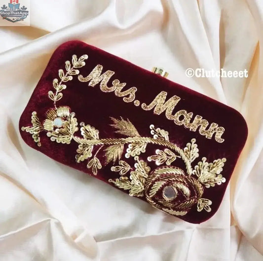 Personalized Velvet Handbag: Tailored Elegance for Every Occasion - Shopthatapp.ca