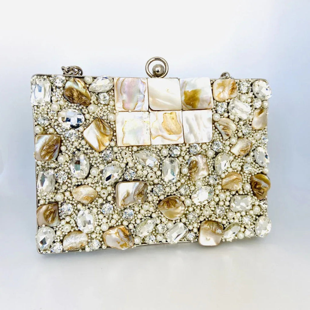 LYLA Gold Clutch bag