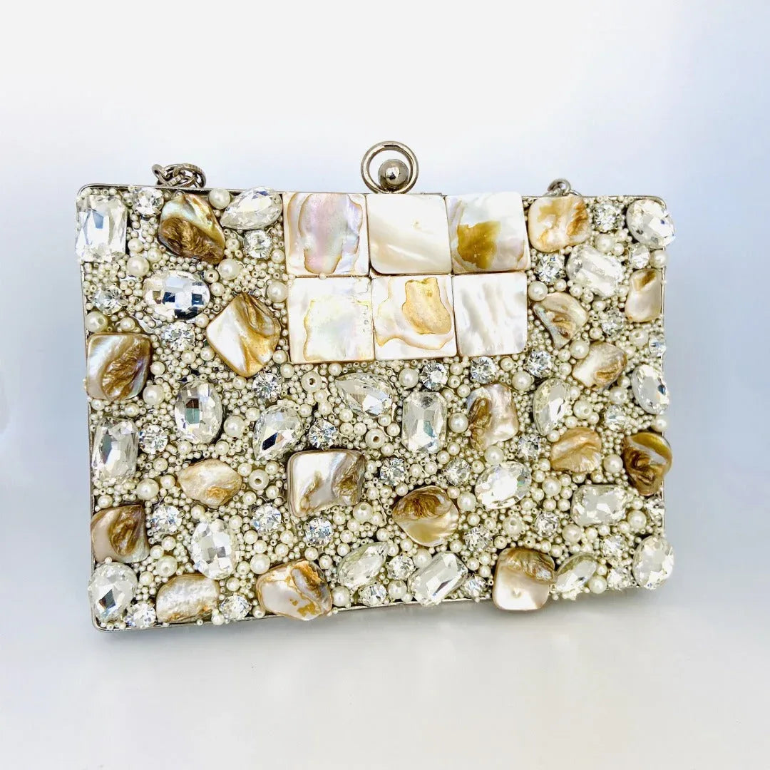 LYLA Gold Clutch bag