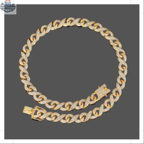 13mm Gold Infinity Link Chain - Shopthatapp.ca