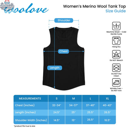 Women's Merino Wool Tank Top - Shopthatapp.ca