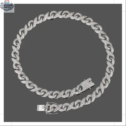 13mm Silver Infinity Link Chain - Shopthatapp.ca