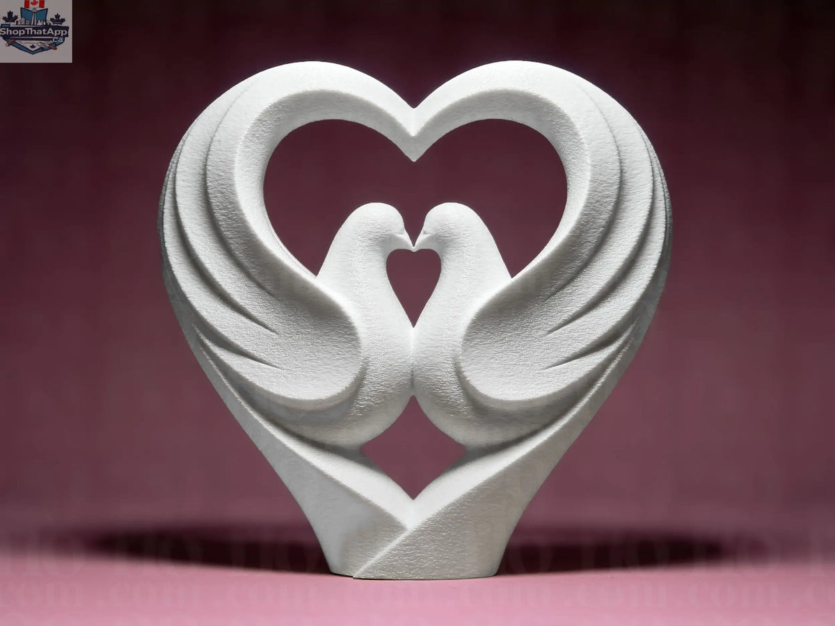 Doves to Heart Love Series - Celebrate Your Love with Exquisite Art - Shopthatapp.ca