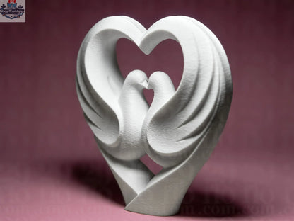 Doves to Heart Love Series - Celebrate Your Love with Exquisite Art - Shopthatapp.ca