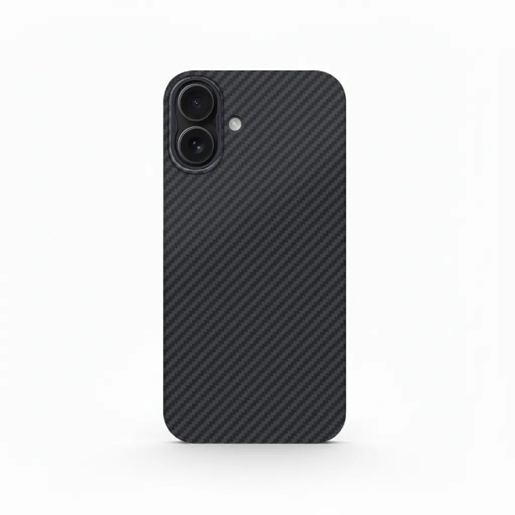 Real Aramid fiber iPhone 16 Pro Max case by Carbon Loom offering durable protection and stylish design.