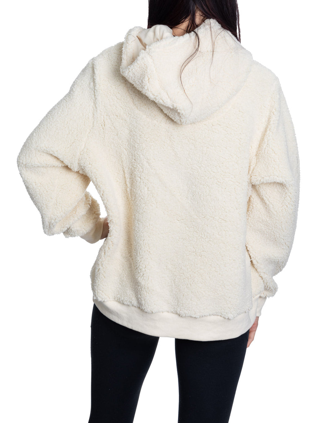 New York Islanders Ladies Sherpa Hoodie with Premium Chenille Logo - Shopthatapp.ca
