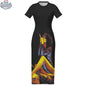 White Hotbox Goddess Maxi Dress by JANE DOPE, sleek bodycon style perfect for versatile occasions.