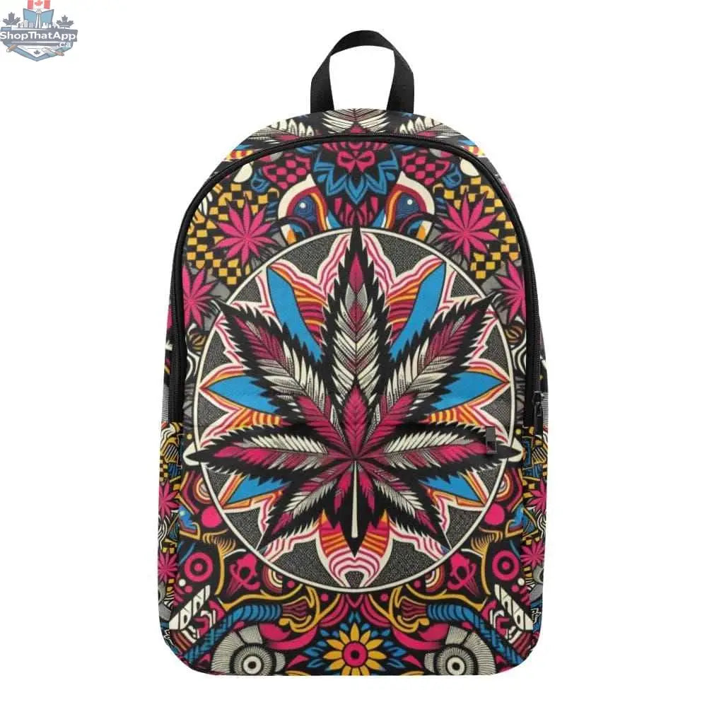 Jane Dope Batik Bliss Stash Pack casual backpack for adults, featuring colorful batik pattern and versatile storage compartments.