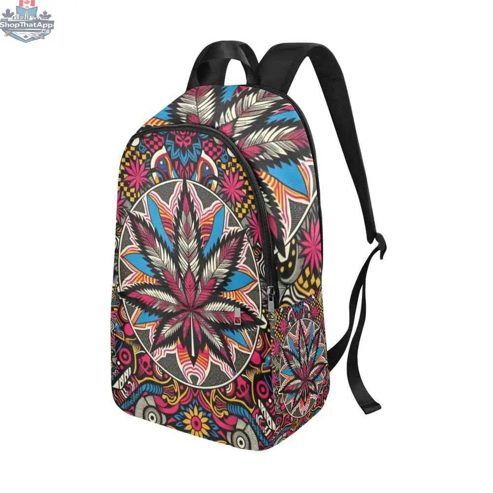 Jane Dope Batik Bliss Stash Pack casual backpack for adults with colorful batik design and adjustable straps.