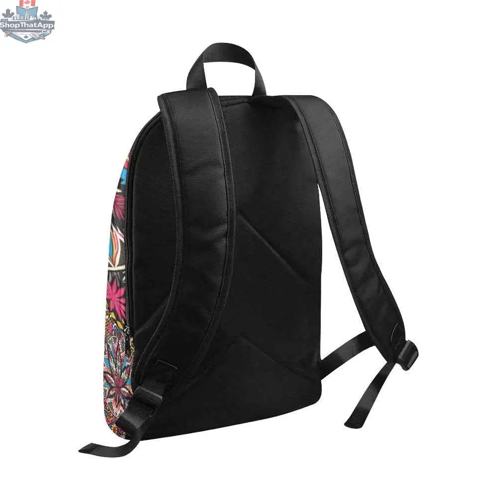 Jane Dope Batik Bliss Stash Pack casual backpack for adults with colorful batik pattern and adjustable straps.