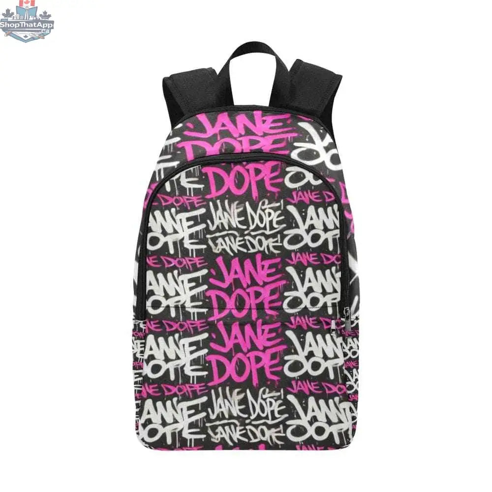 Jane Dope Dank Stash Pack casual backpack for adults, stylish and discreet storage solution for stashing belongings.