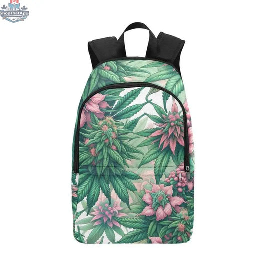 Pink Haze stash pack casual backpack for adults by JANE DOPE, featuring a stylish pink design and spacious storage.