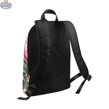 Jane Dope Pot & Peony casual backpack for adults, featuring a floral design and spacious interior for everyday use.
