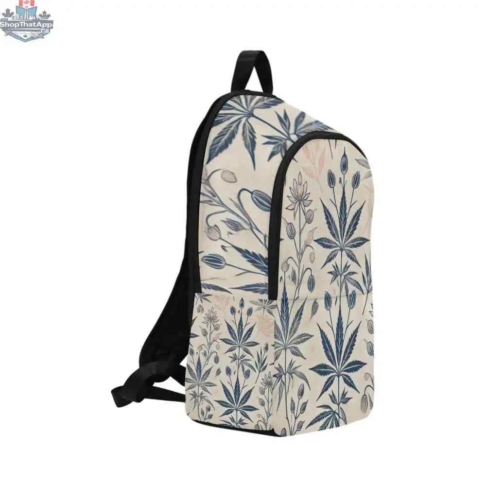 Jane Dope Soft Sativa Stash Pack casual backpack for adults, featuring a soft fabric design and practical storage compartments.