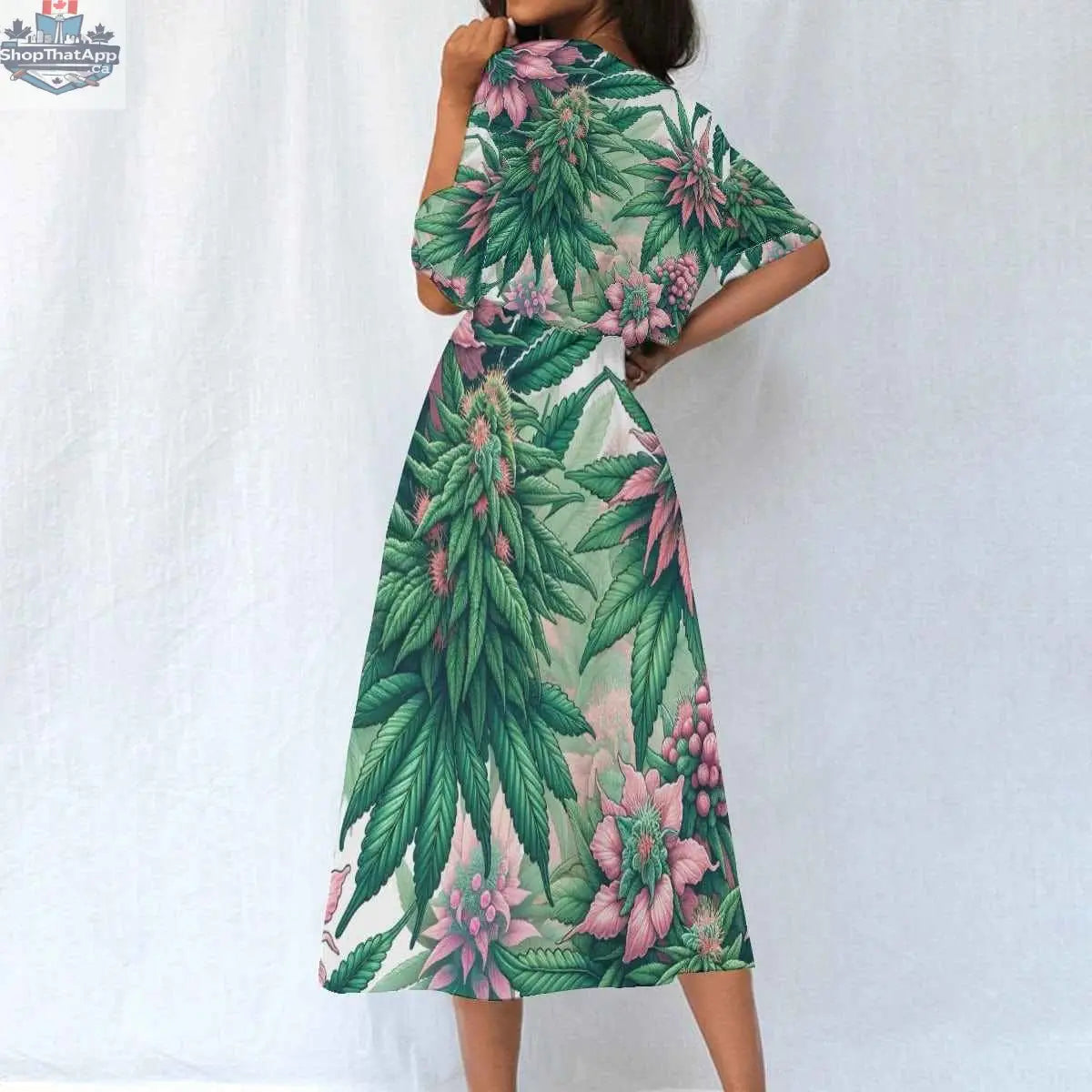 Pink Haze Dress by JANE DOPE featuring a stylish design with a comfortable pocket waist, perfect for casual wear.