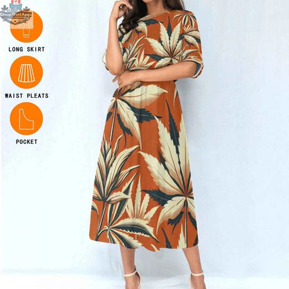 Jane Dope Cali Midi Pocket Dress, casual sleeveless dress with front pockets and a relaxed fit, ideal for summer wear.