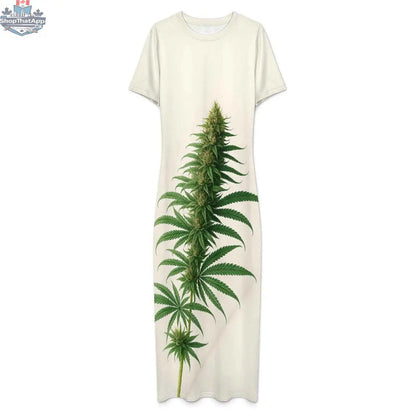JANE DOPE Flora bodycon maxi dress with deep-V neckline and thong design, featuring vibrant floral pattern and fitted silhouette.