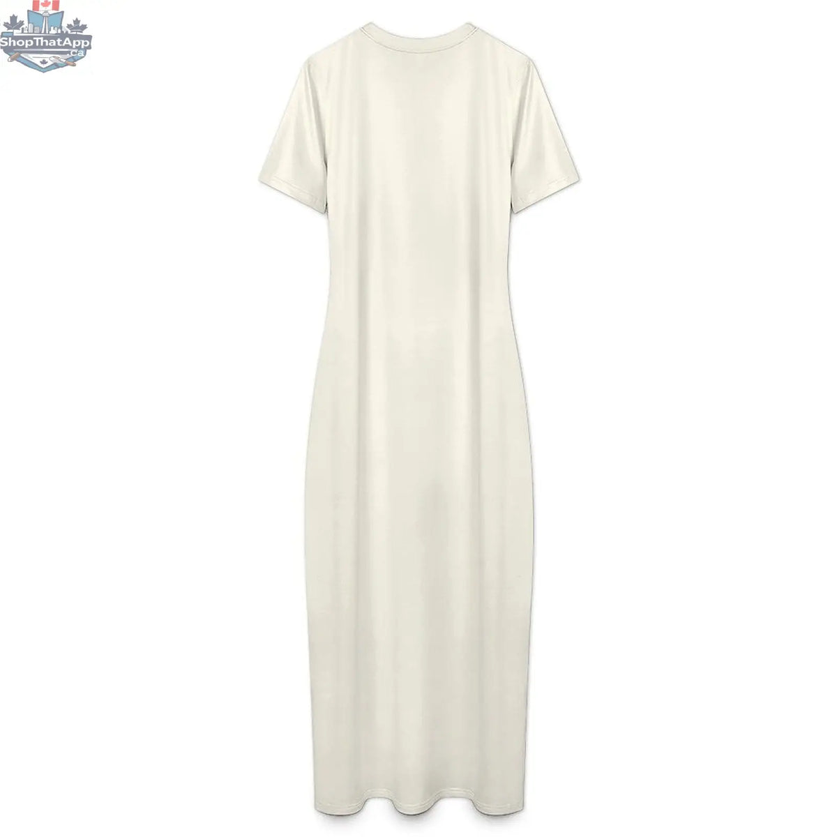 JANE DOPE Flora bodycon maxi dress with deep-V neckline and thong design, form-fitting evening wear in vibrant fabric.