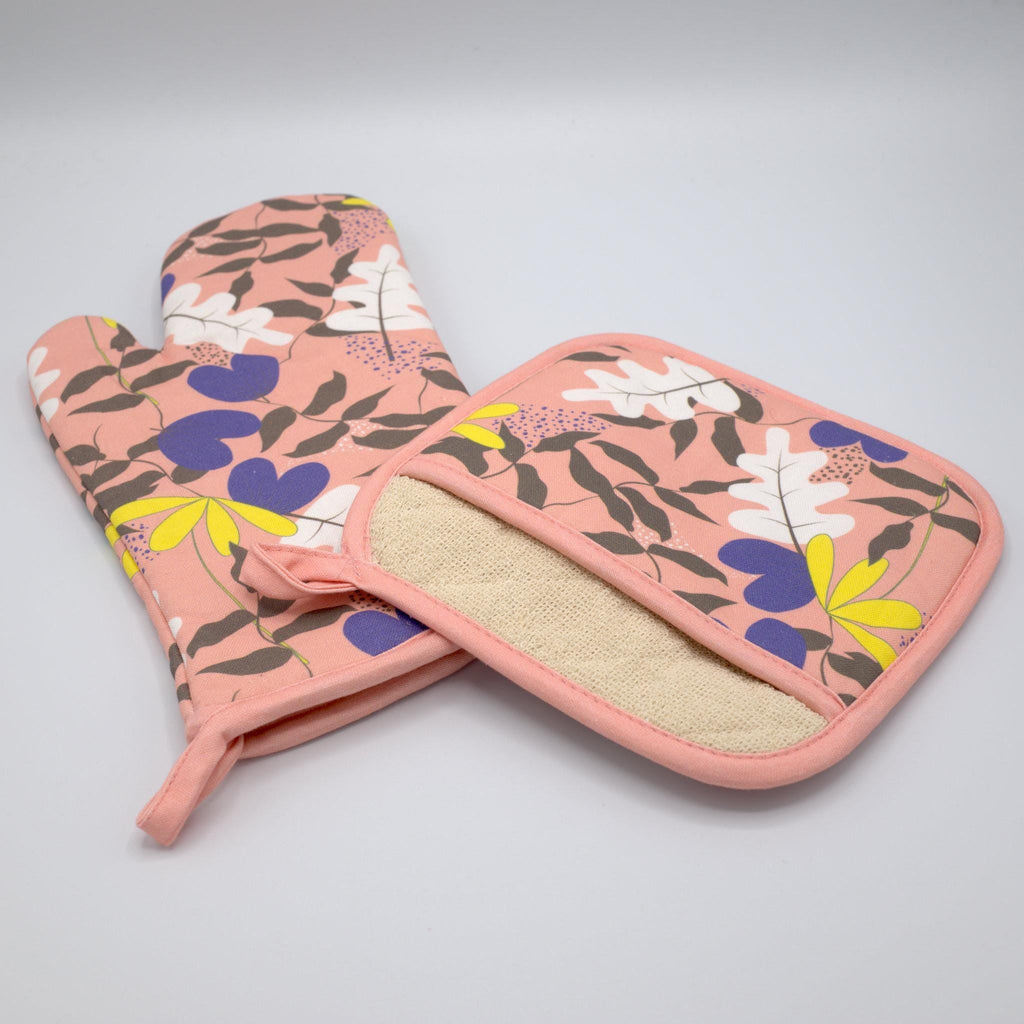 Just Leaves-Oven Mitt and Pot Holder - Shopthatapp.ca