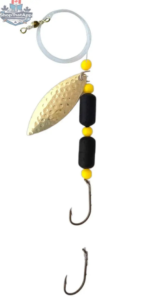 Willow Leaf Floating Gold Hammer Worm Harness - Shopthatapp.ca