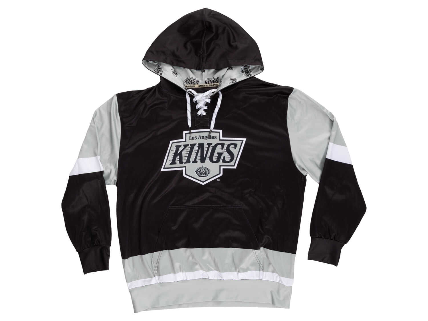 Los Angeles Kings Hockey Lace Hoodie - Shopthatapp.ca