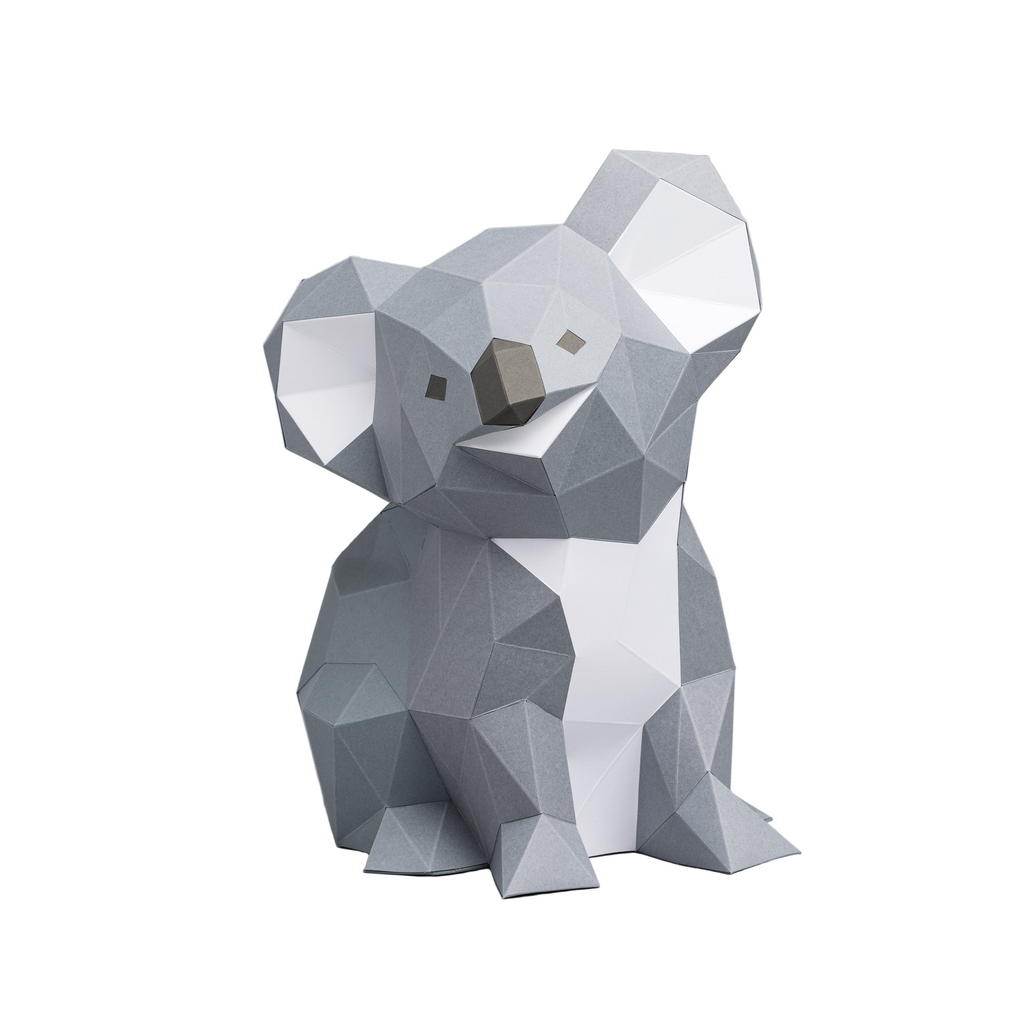 DIY Koala 3D Origami paper model Kit - Www.Shopthatapp.ca