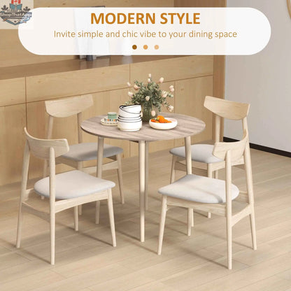 Merrill folding round oak dining table with drop-leaf design, compact for small spaces, by SLOTH Nation in home dining furniture