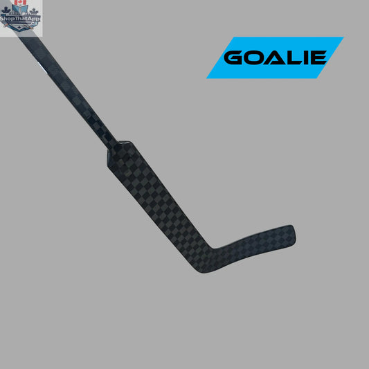 LabSports Pro All Black V1 Gardien hockey stick in sleek black with ergonomic grip and premium performance features.