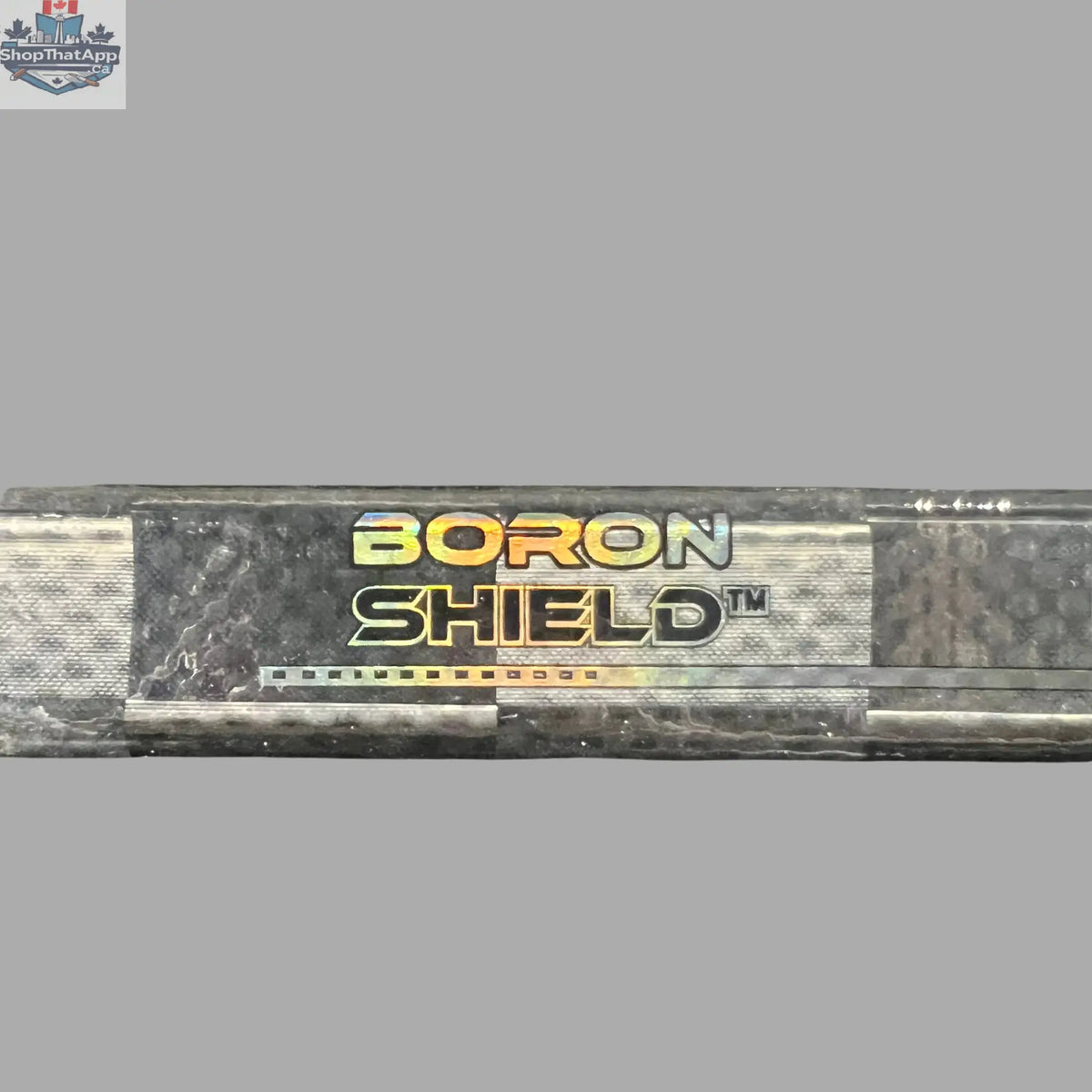 Pro All Black V2 hockey stick by LabSports featuring durable BoronShield construction for intermediate performance.