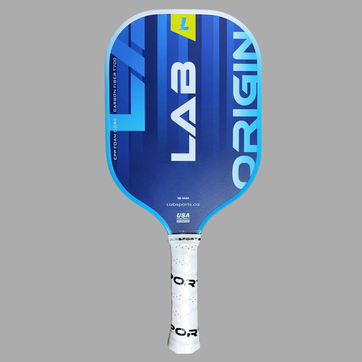 LabSports Performance LAB ORIGIN pickleball paddle with ergonomic grip and vibrant design, ideal for passionate players.