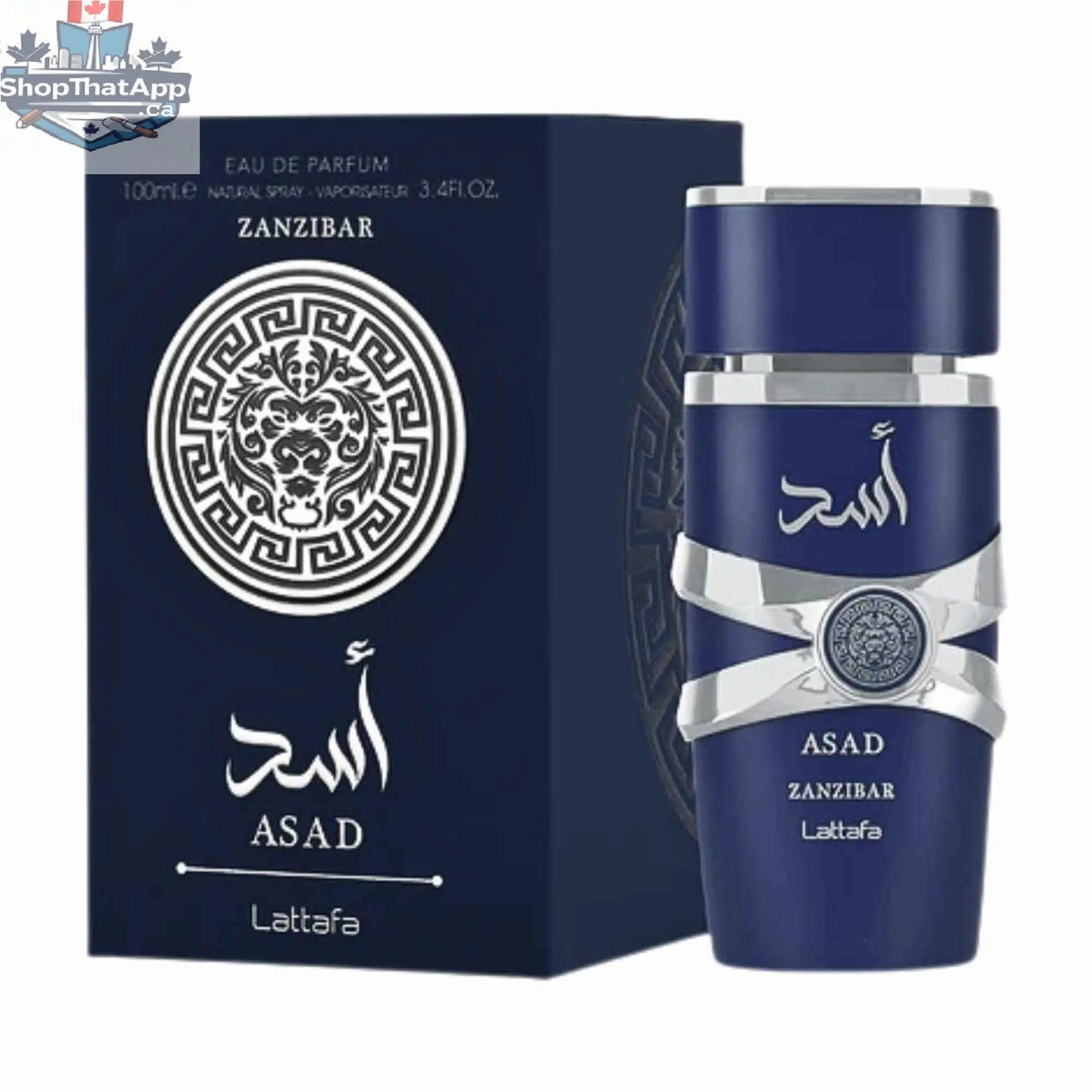 Lattafa Asad Zanzibar Eau de Parfum for Men 100mL (3.4oz) - Shopthatapp.ca