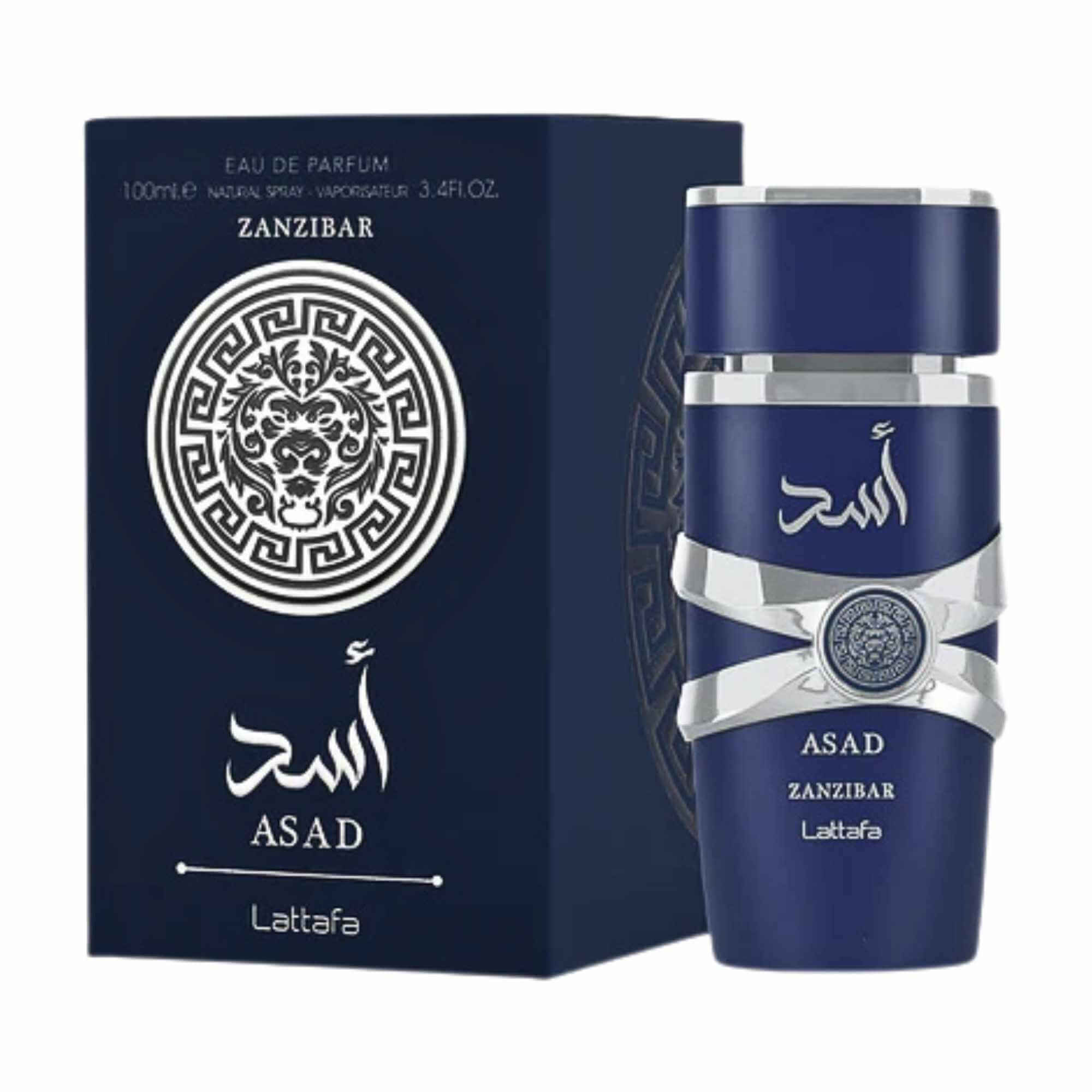 Lattafa Asad Zanzibar Eau de Parfum for Men 100mL (3.4oz)