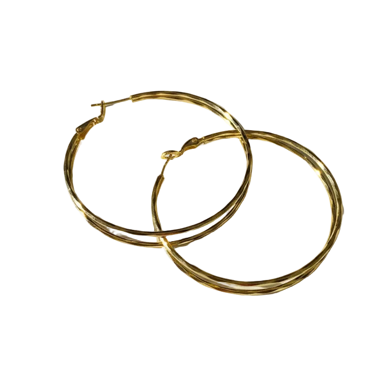 Double Strand Hoop Earrings for Effortless Style and Elegance - Shopthatapp.ca