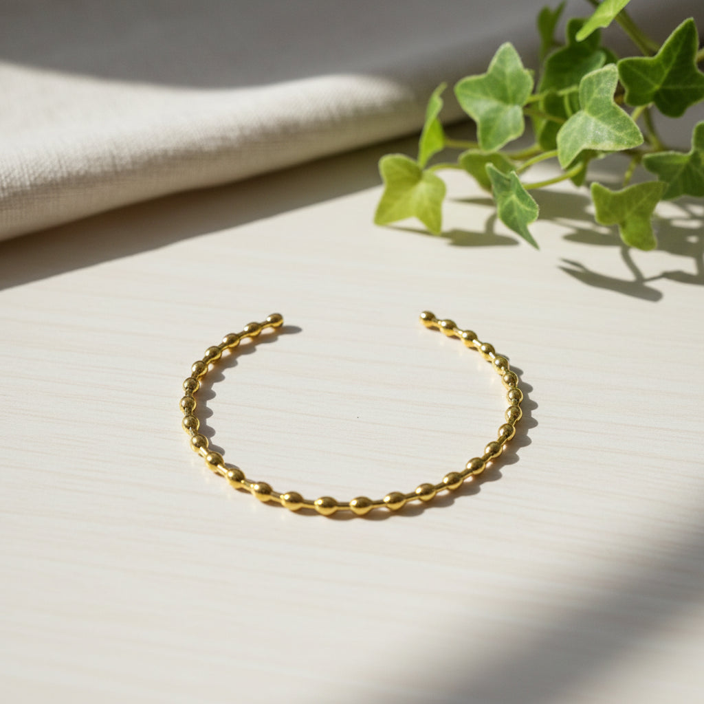 Single Gold Plate Bangle - Shopthatapp.ca