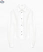 Berlin Afternoon Tea Waist Shirt - Refreshing Breathable Twill Linen Deconstructed Silhouette Old Money Style Top - Shopthatapp.ca
