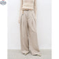 City Stroll Wool-Blend Wide-Leg Trousers for a Relaxed Autumn Look - Shopthatapp.ca
