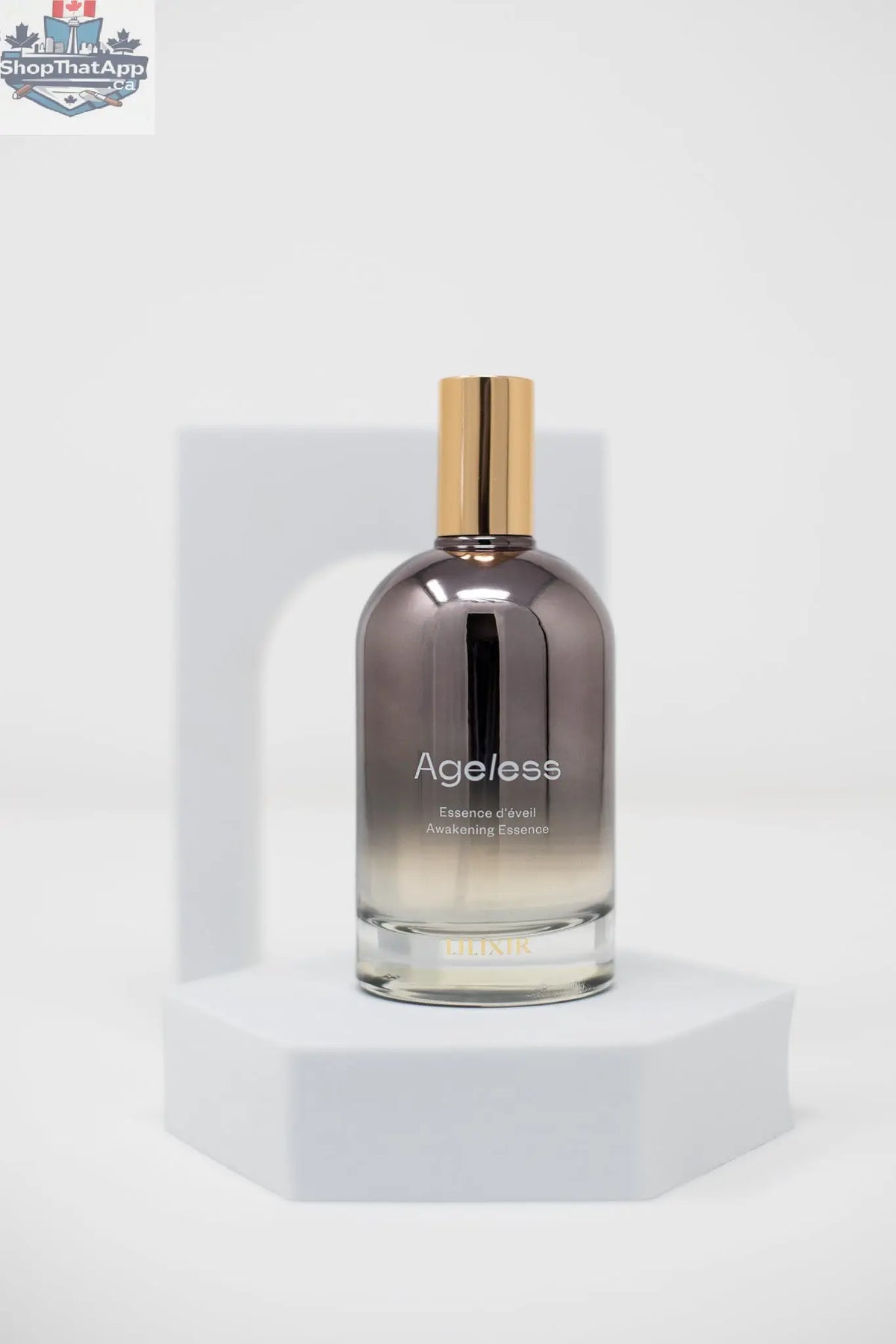 LILIXIR Awakening Ritual Night Renewal Protocol gift set with climate-adaptive botanical essence bottles and packaging.