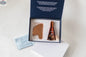LILIXIR Gift Set featuring a golden gua sha tool and day serum for a soothing morning skincare routine.