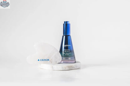LILIXIR Gift Set Night Routine featuring rejuvenating night serum and skincare products for overnight skin renewal.