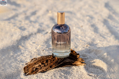 LILIXIR Ageless Awakening Essence mist in a clear spray bottle with a minimalist label, ready for skincare use.