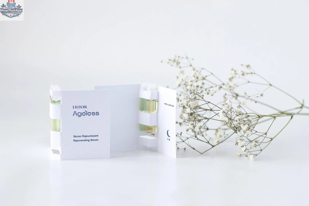 LILIXIR Climate Discovery Kit Day Radiance Edition serum bottle with branding and sample label visible.