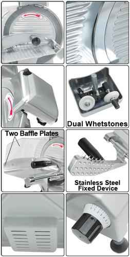 Commercial Deli Meat Slicer 10" NSF & ETL