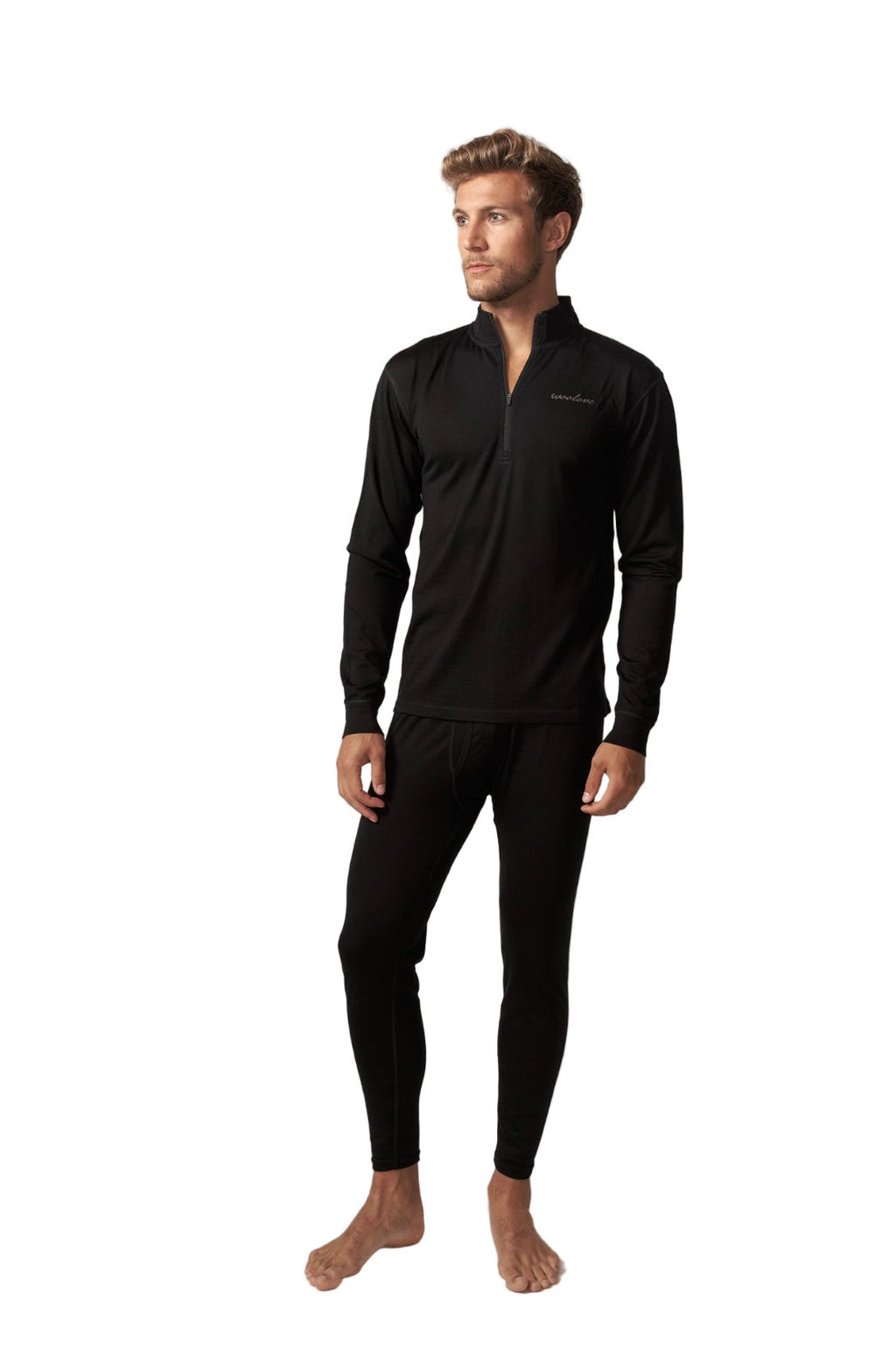Men's Merino Wool 1/4 Zip Pullover — Midweight