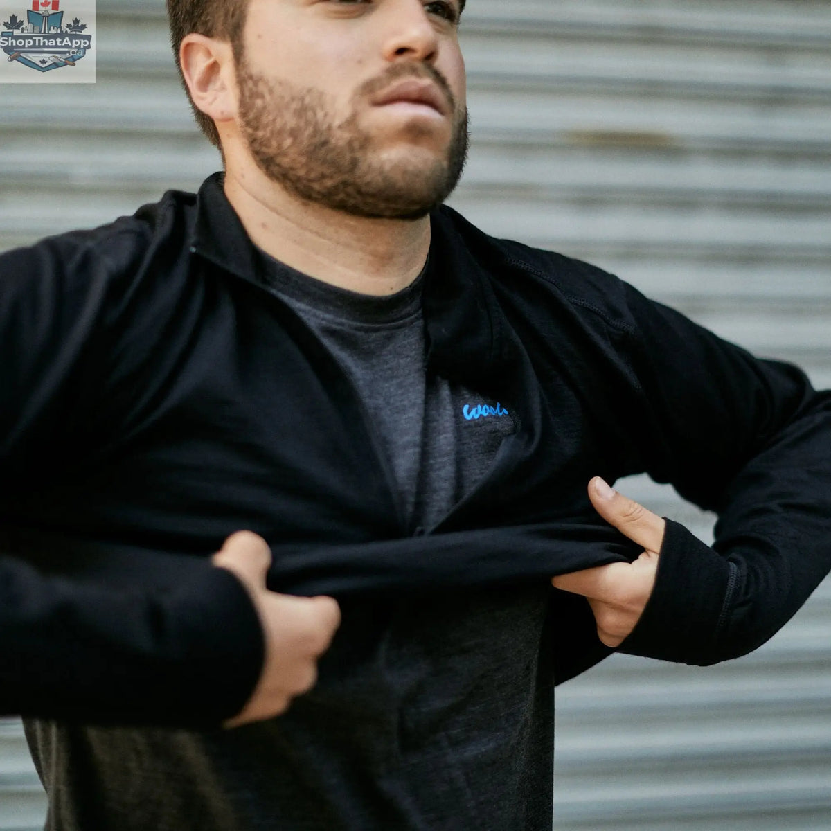 Men's Merino Wool 1/4 Zip Pullover — Midweight - Shopthatapp.ca