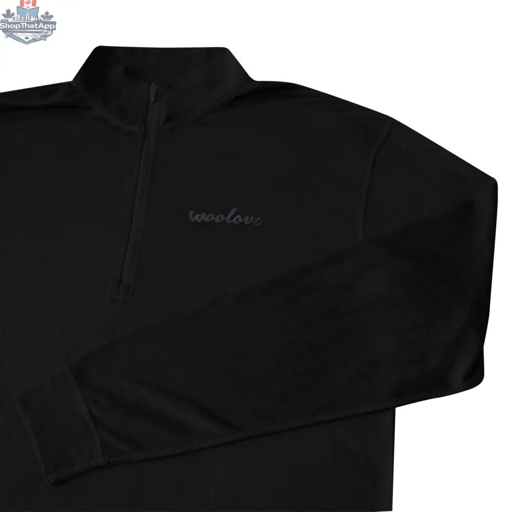 Men's Merino Wool 1/4 Zip Pullover — Midweight - Shopthatapp.ca