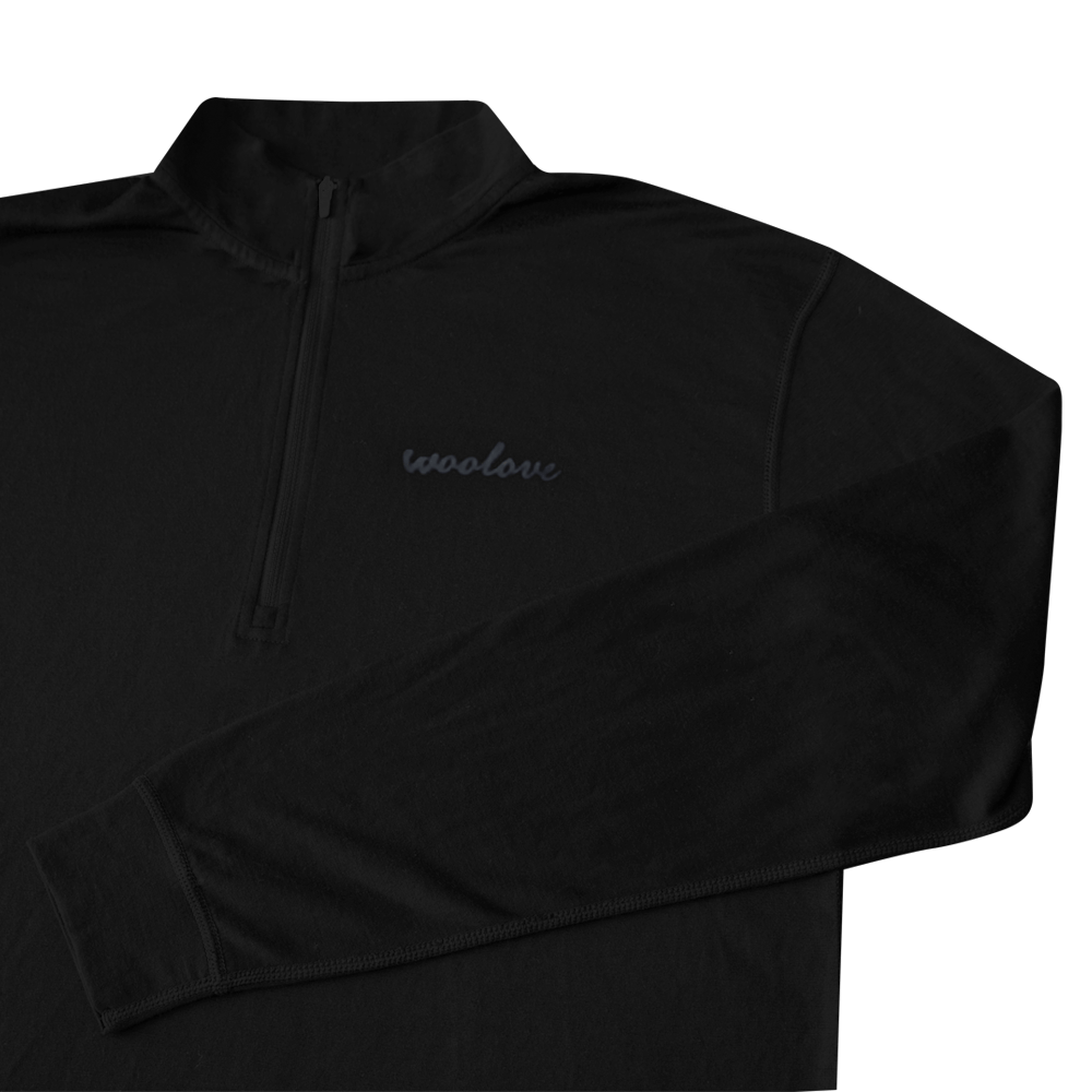 Men's Merino Wool 1/4 Zip Pullover — Midweight
