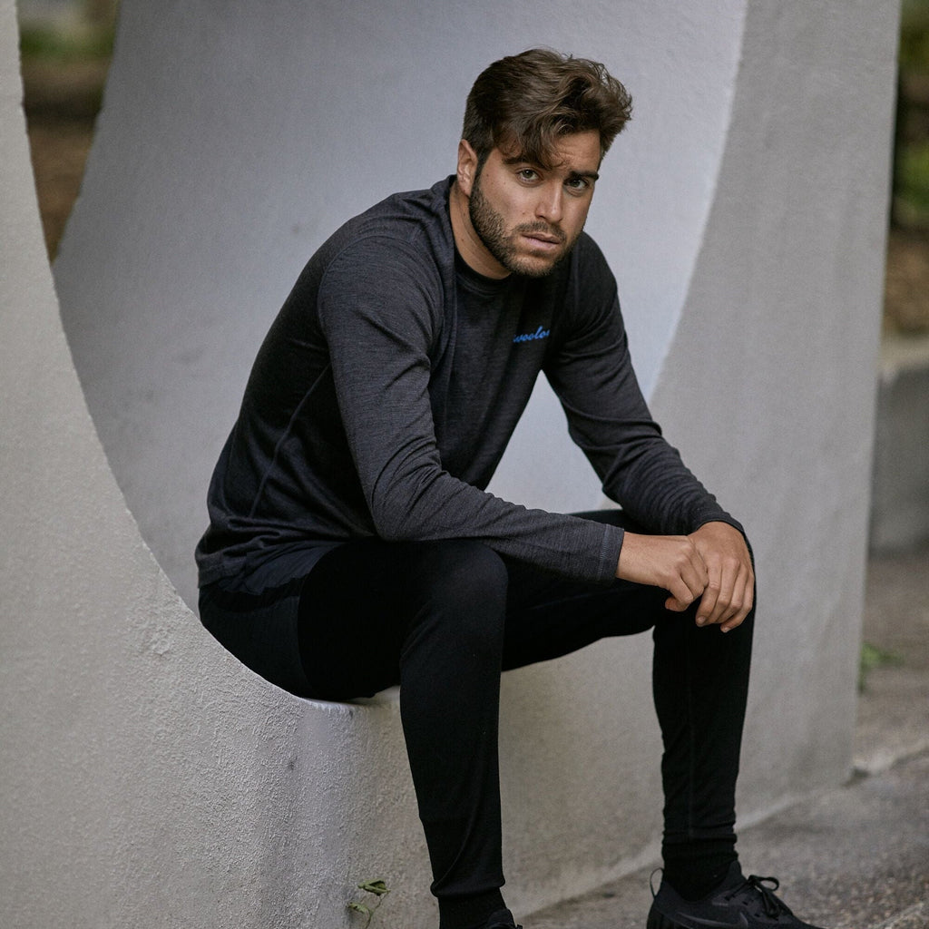 Men's Merino Wool Long Sleeve Crew Neck — Midweight