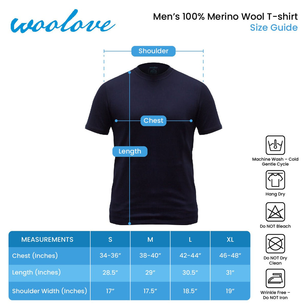 Men's Merino Wool T-Shirt — Lightweight